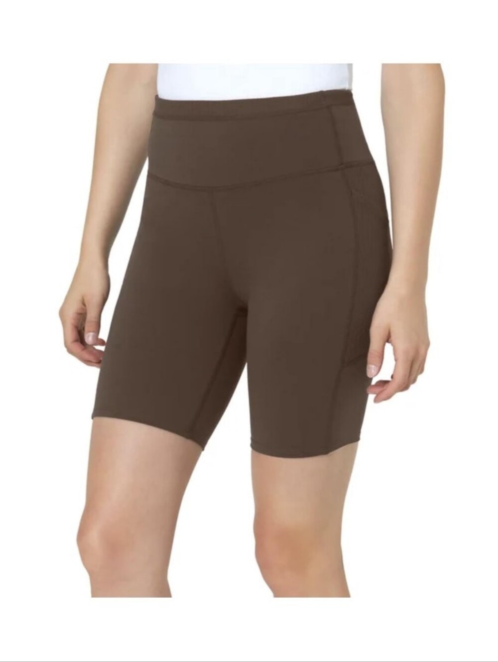 NWT Mondetta World Outfitter Brown Active Bike Short Large